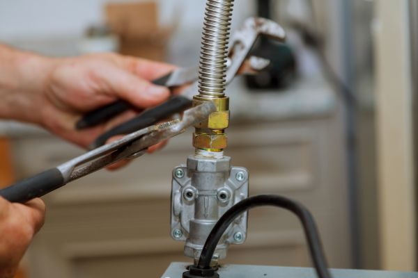 Flexible Gas Line Installation in Marietta
